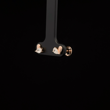ROSEGOLD HEART EARRING