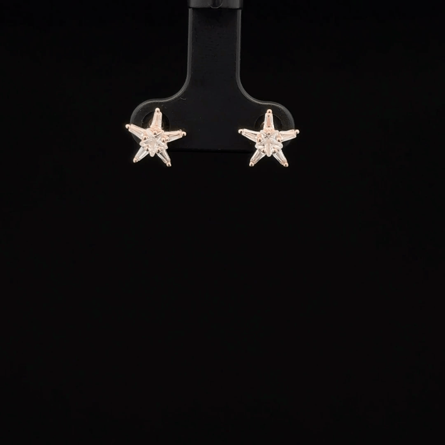 ROSEGOLD STAR EARRING