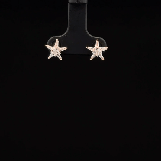 ROSEGOLD STAR EARRING
