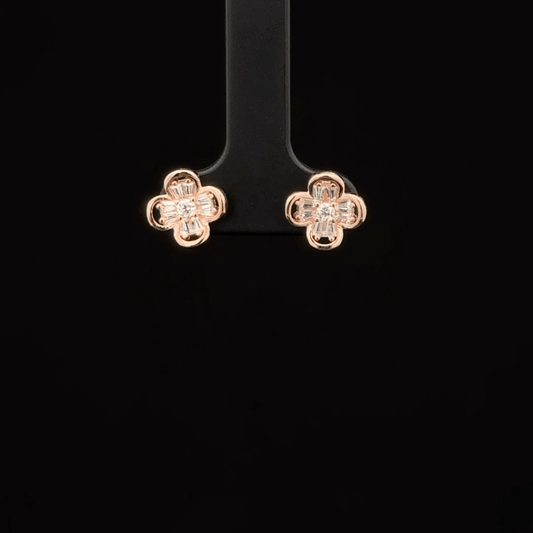 ROSEGOLD FLOWER EARRING