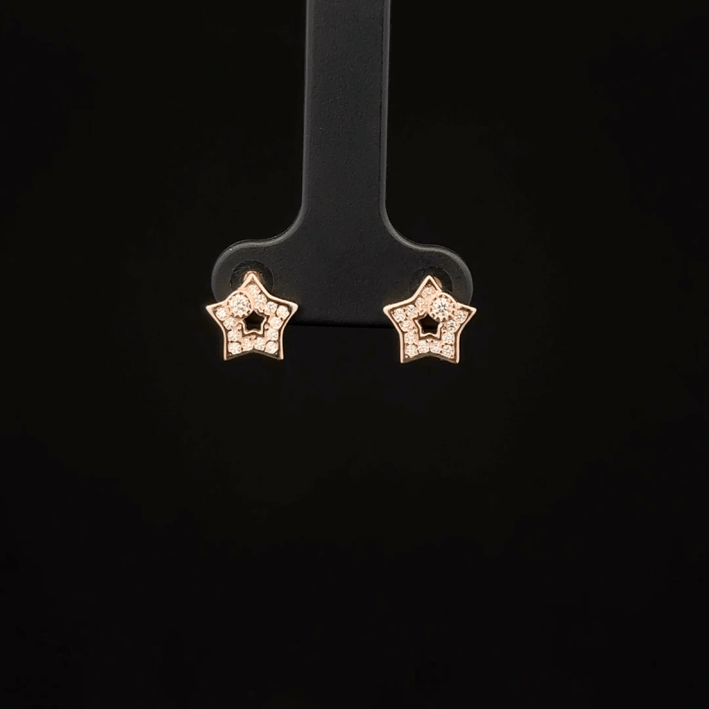 ROSEGOLD STAR EARRING