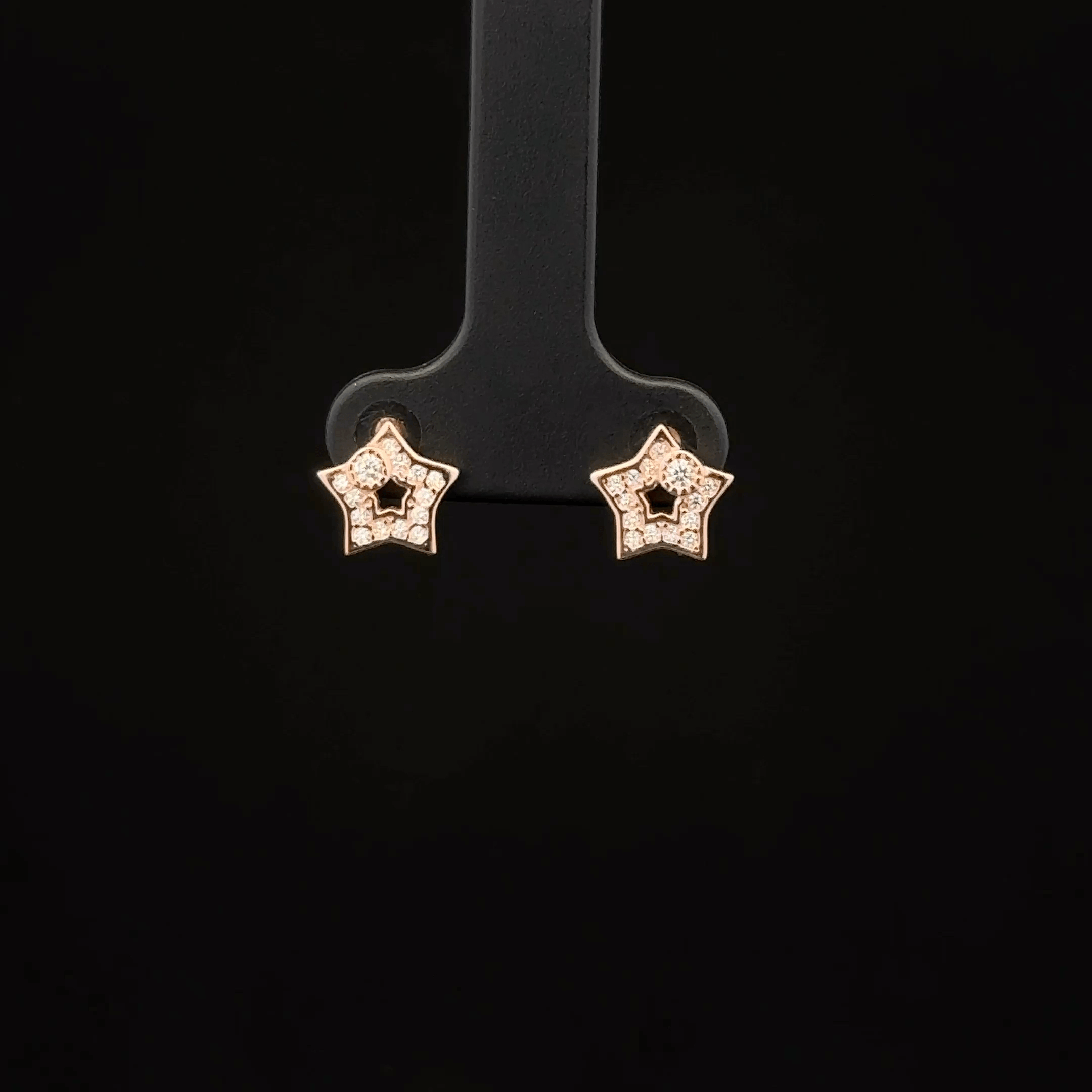 ROSEGOLD STAR EARRING