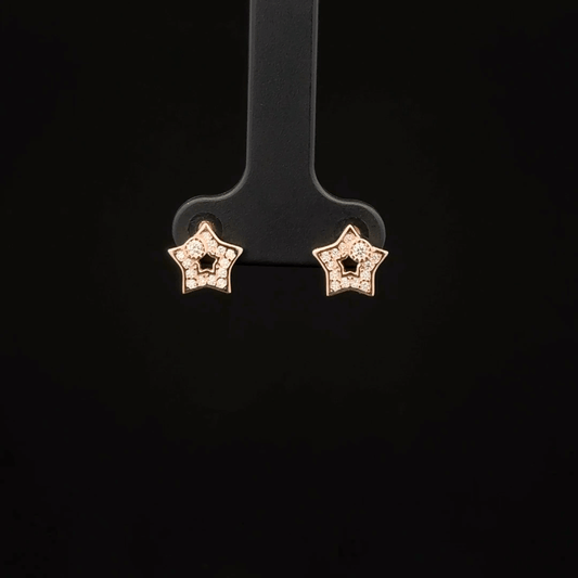 ROSEGOLD STAR EARRING