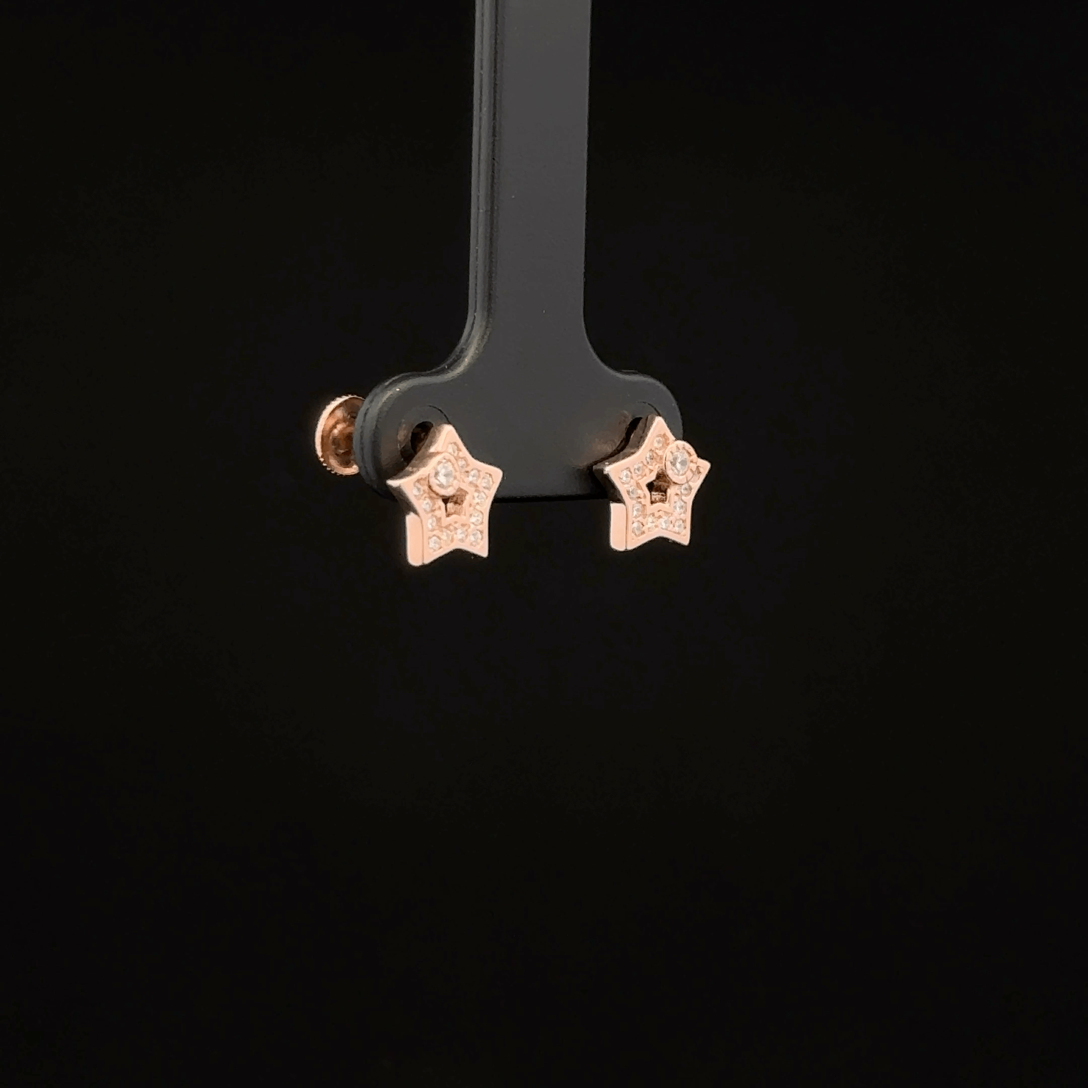 ROSEGOLD STAR EARRING