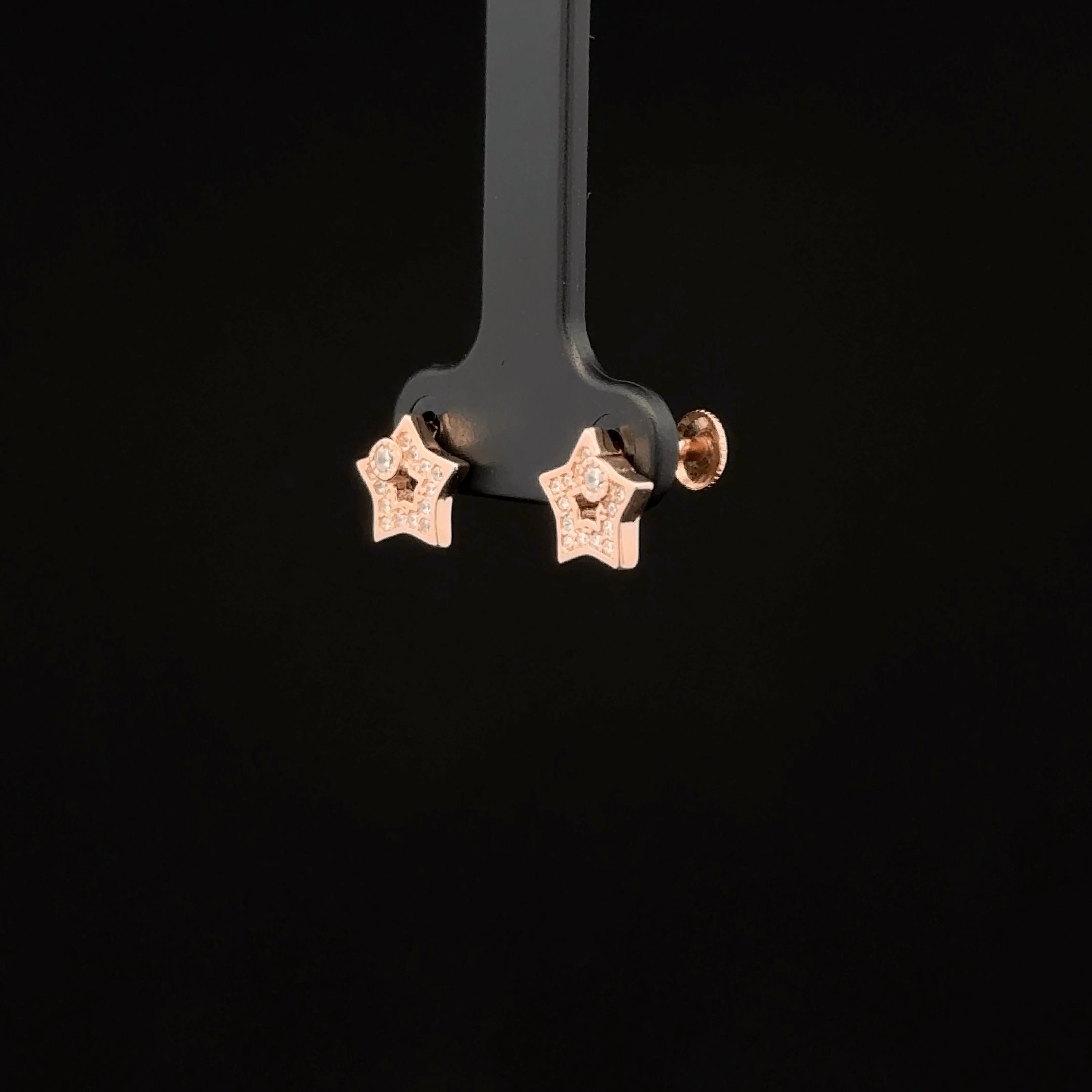 ROSEGOLD STAR EARRING