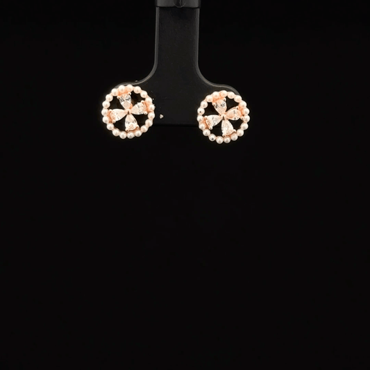CIRCULAR FLOWER EARRING