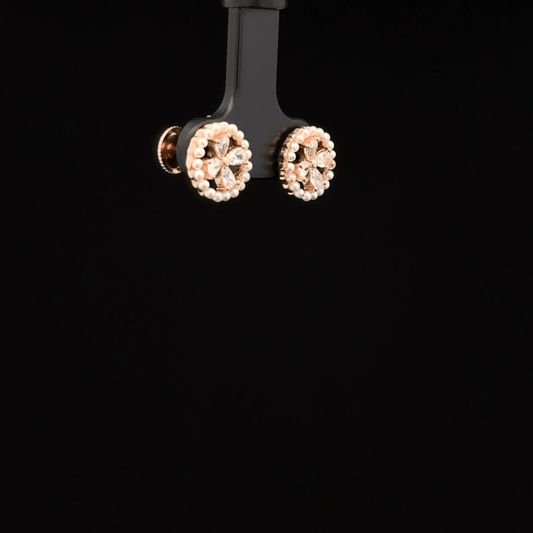 CIRCULAR FLOWER EARRING