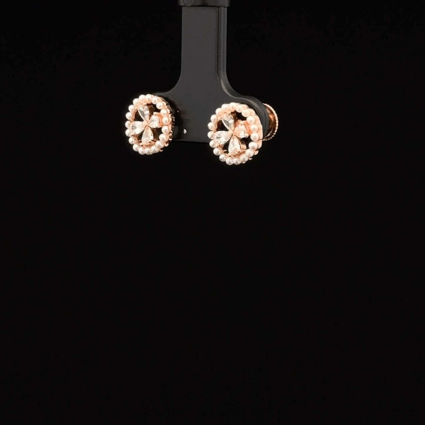 CIRCULAR FLOWER EARRING