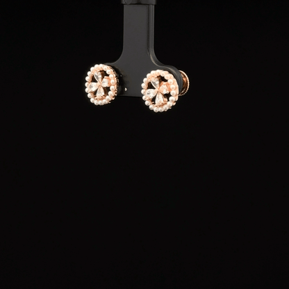 CIRCULAR FLOWER EARRING