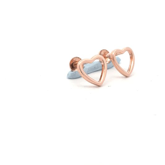 Rosegold Heart Earring