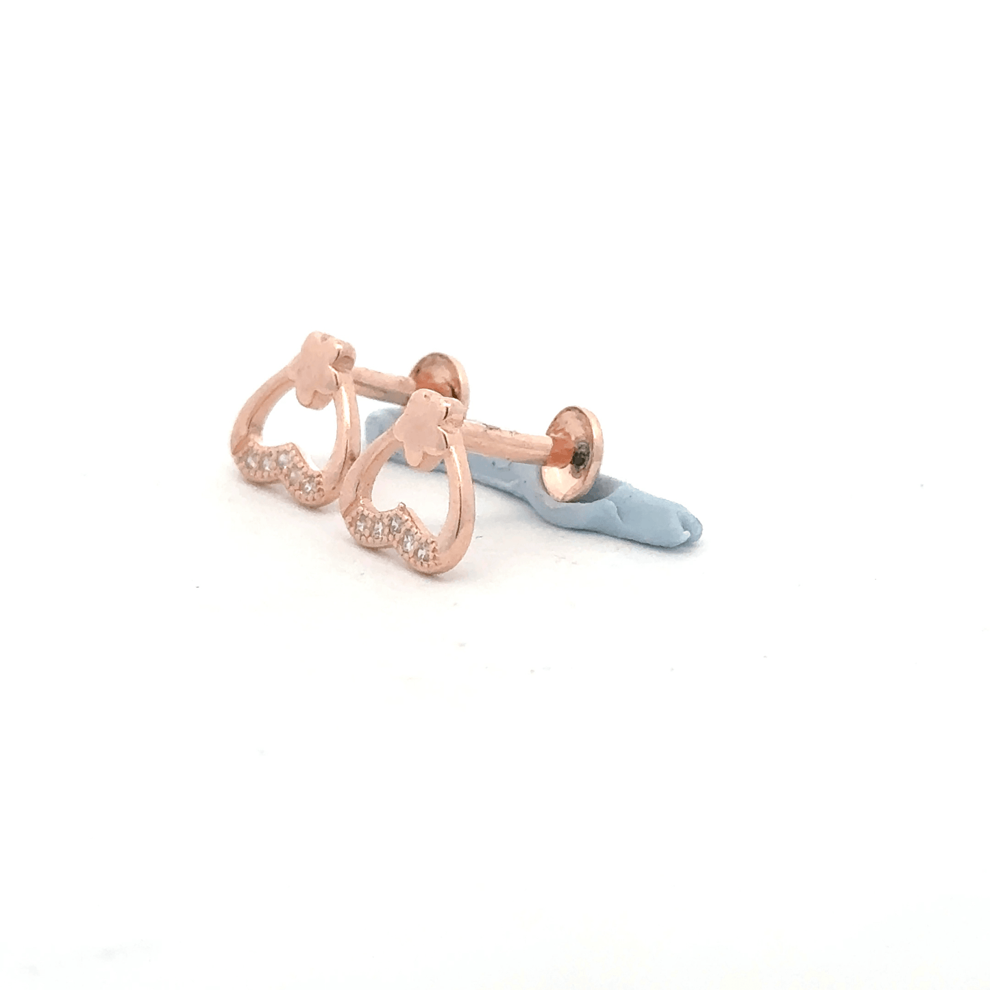 Heart Rosegold Earring
