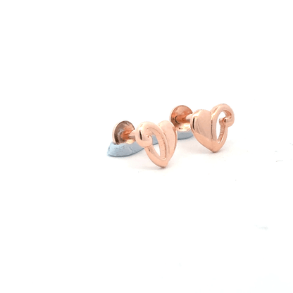 Heart Rosegold Earring