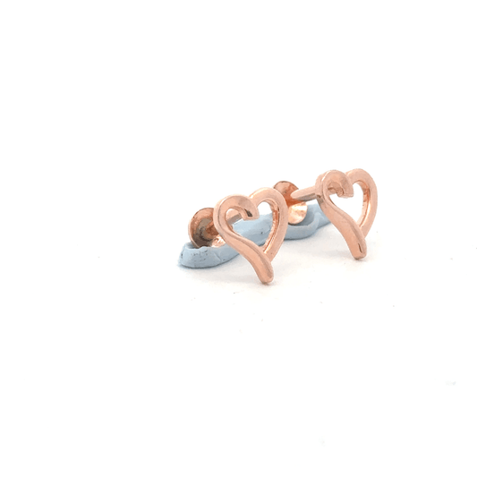 Heart Rosegold Earring