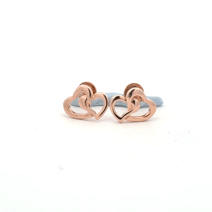 Heart Rosegold Earring