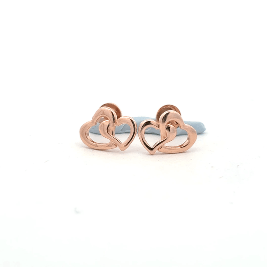 Heart Rosegold Earring