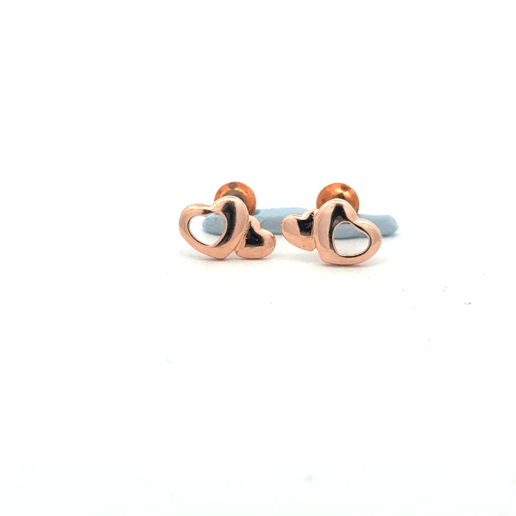 Heart Rosegold Earring
