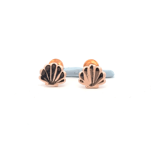 Sea Shell Rosegold Earring