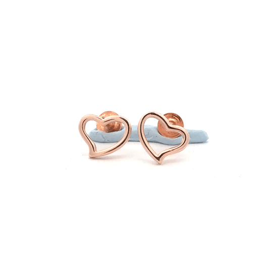 Heart Rosegold Earring