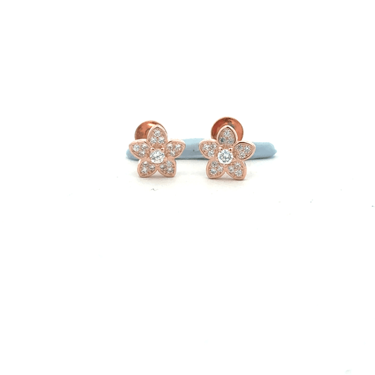 Flower Rosegold Earring