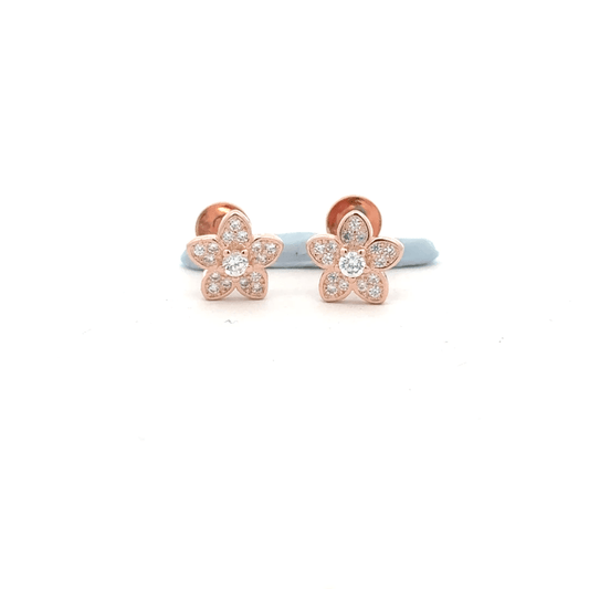 Flower Rosegold Earring