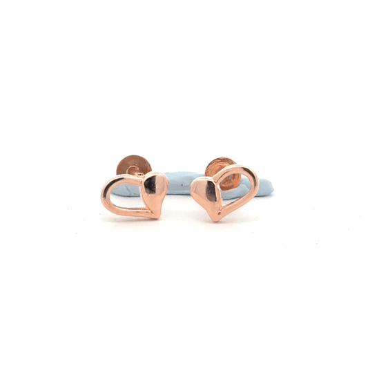 Heart Rosegold Earring