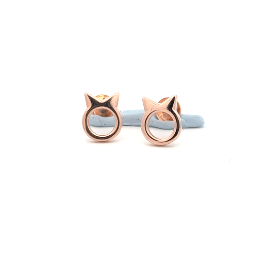 Horn Rosegold Earring