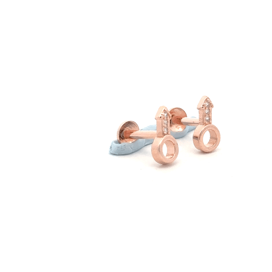 Arrow Rosegold Earring