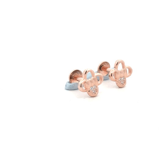 Flower Rosegold Earring