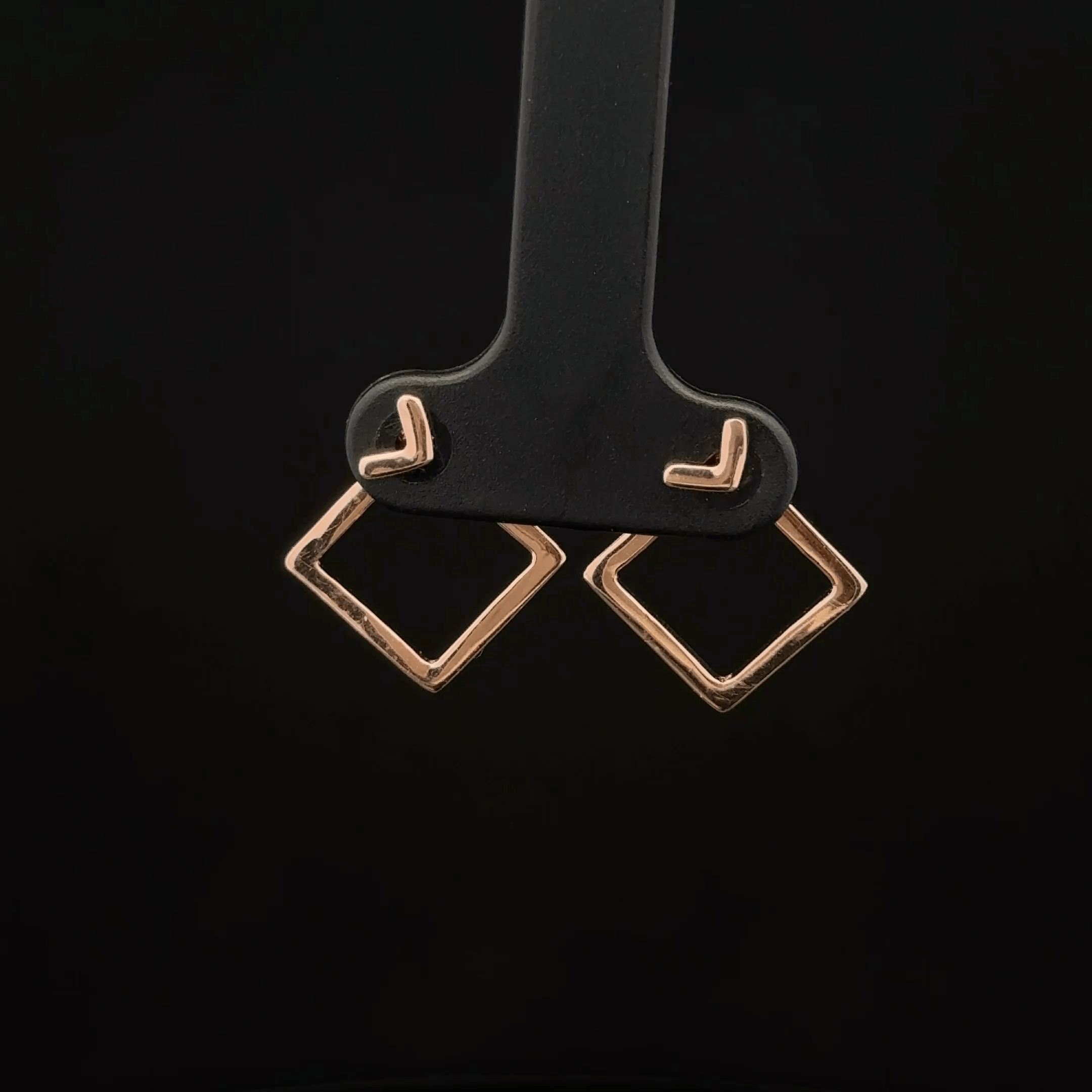 Double way Square Earrings