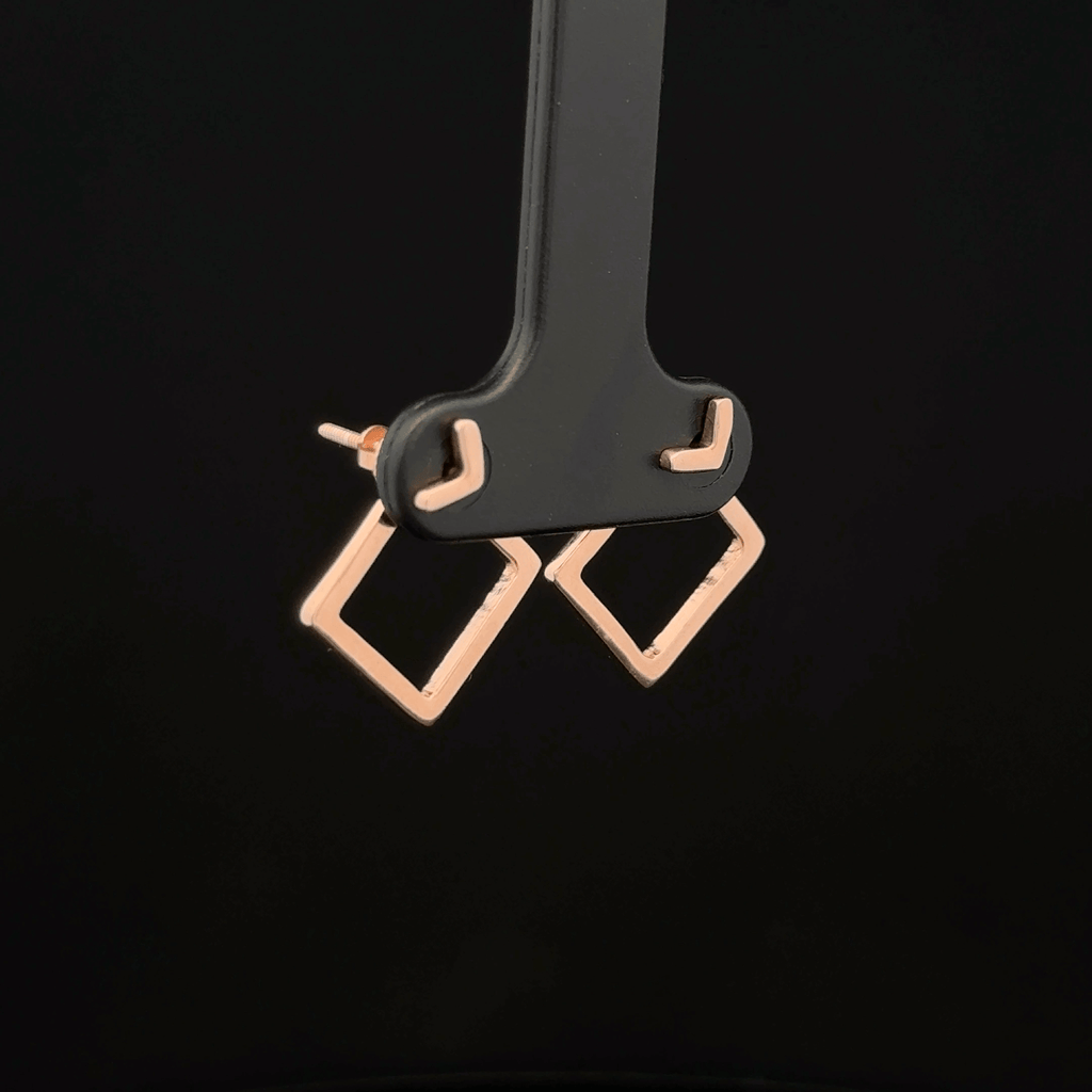 Double way Square Earrings