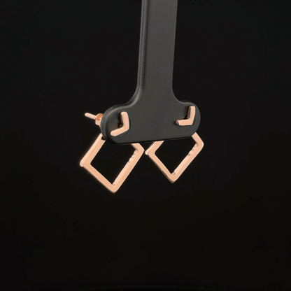 Double way Square Earrings