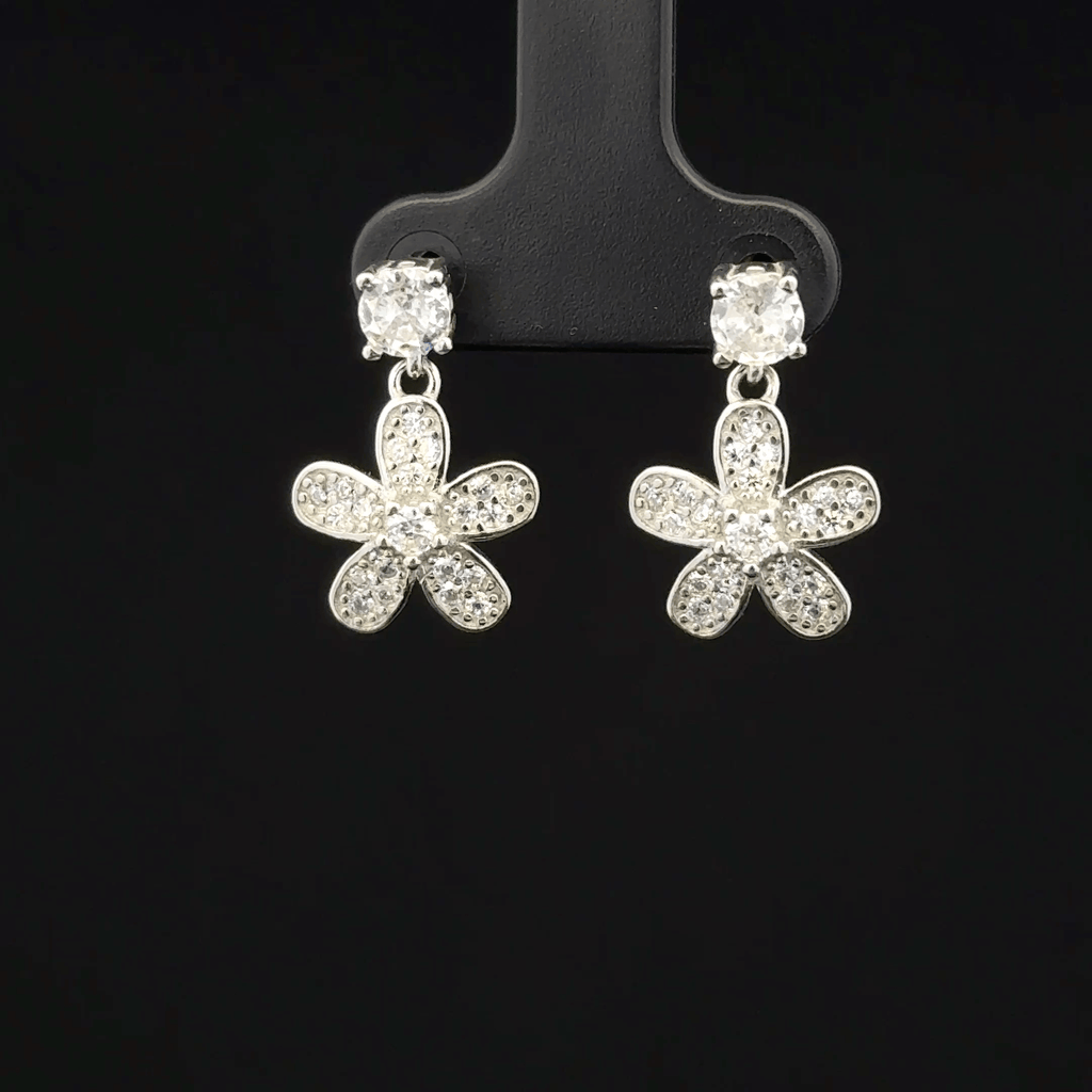 Floral Dangle Earrings