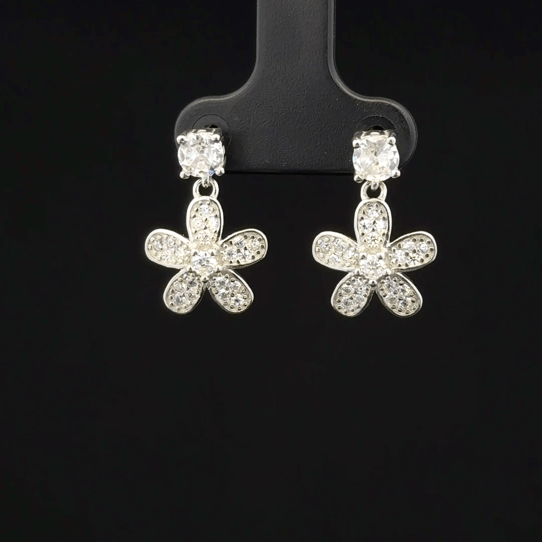 Floral Dangle Earrings