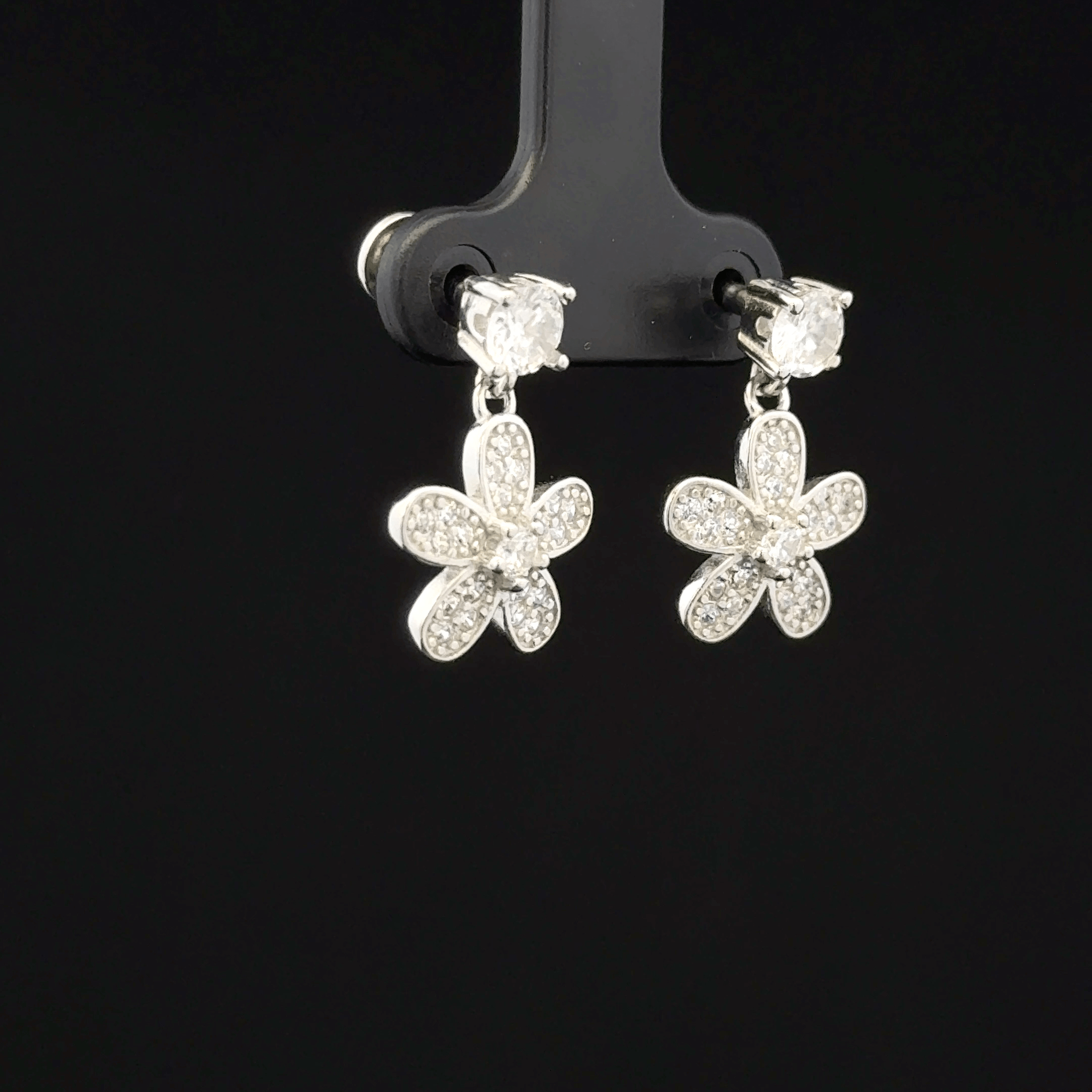 Floral Dangle Earrings