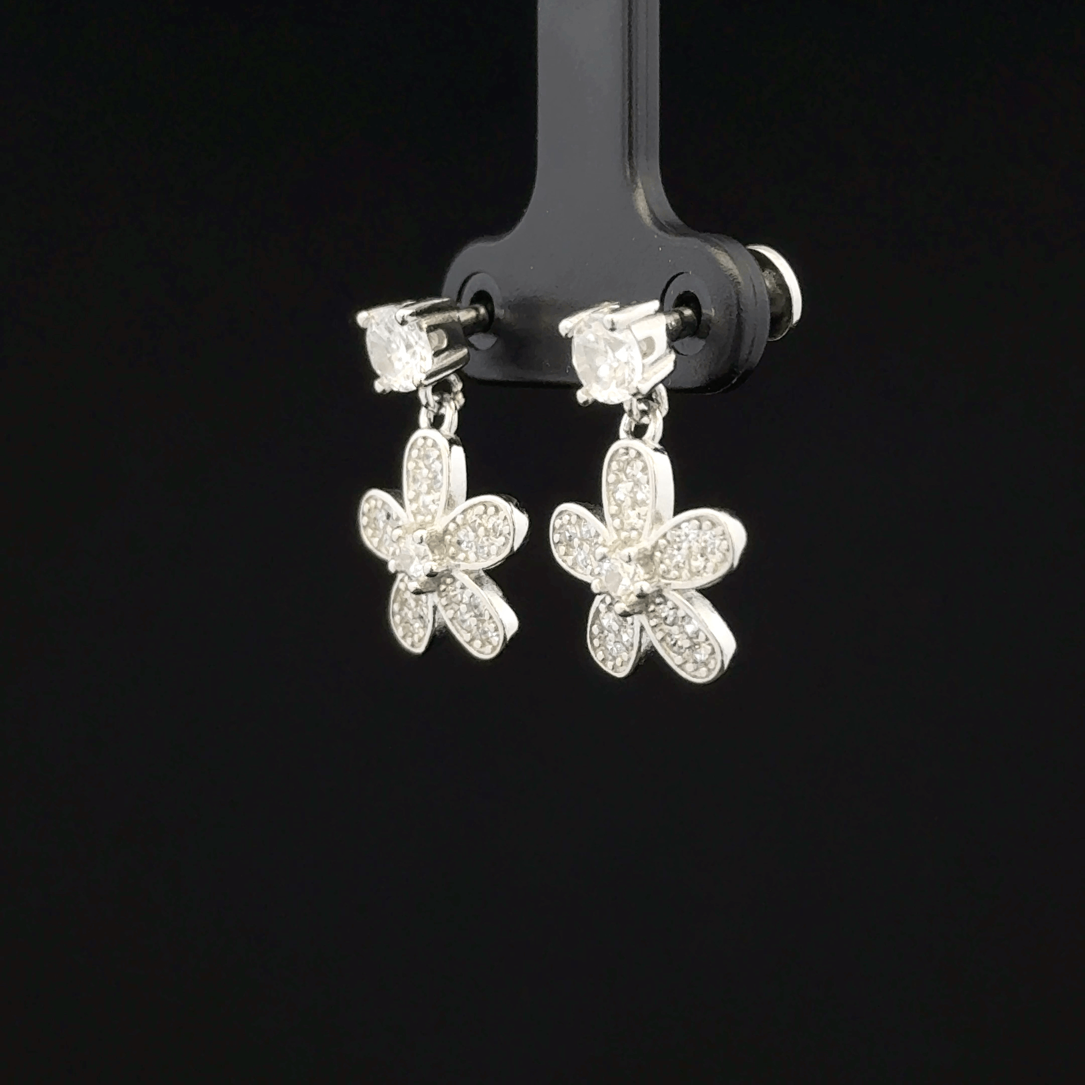 Floral Dangle Earrings