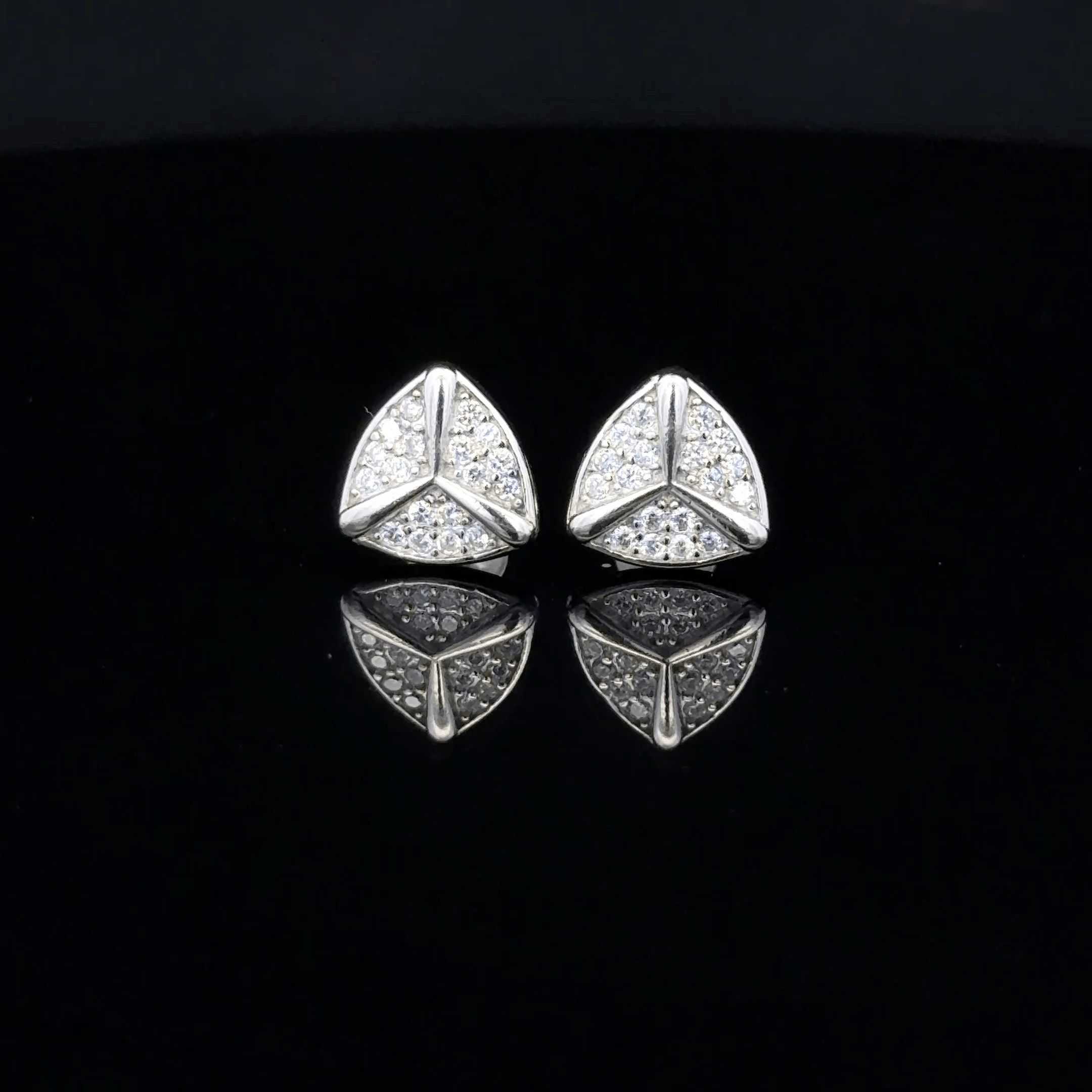 Triangle Stud Earrings