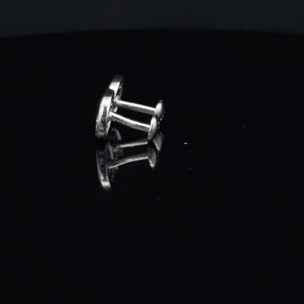 Round Wave Stud Earrings