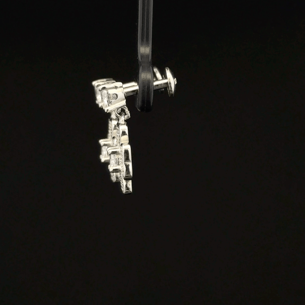 The Minimalist Clover Drops earrings