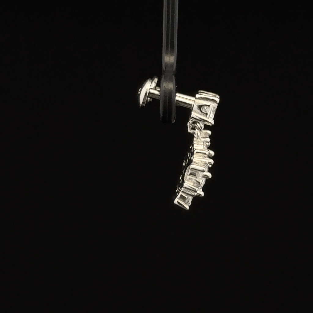 Starburst Cluster Drop Earrings
