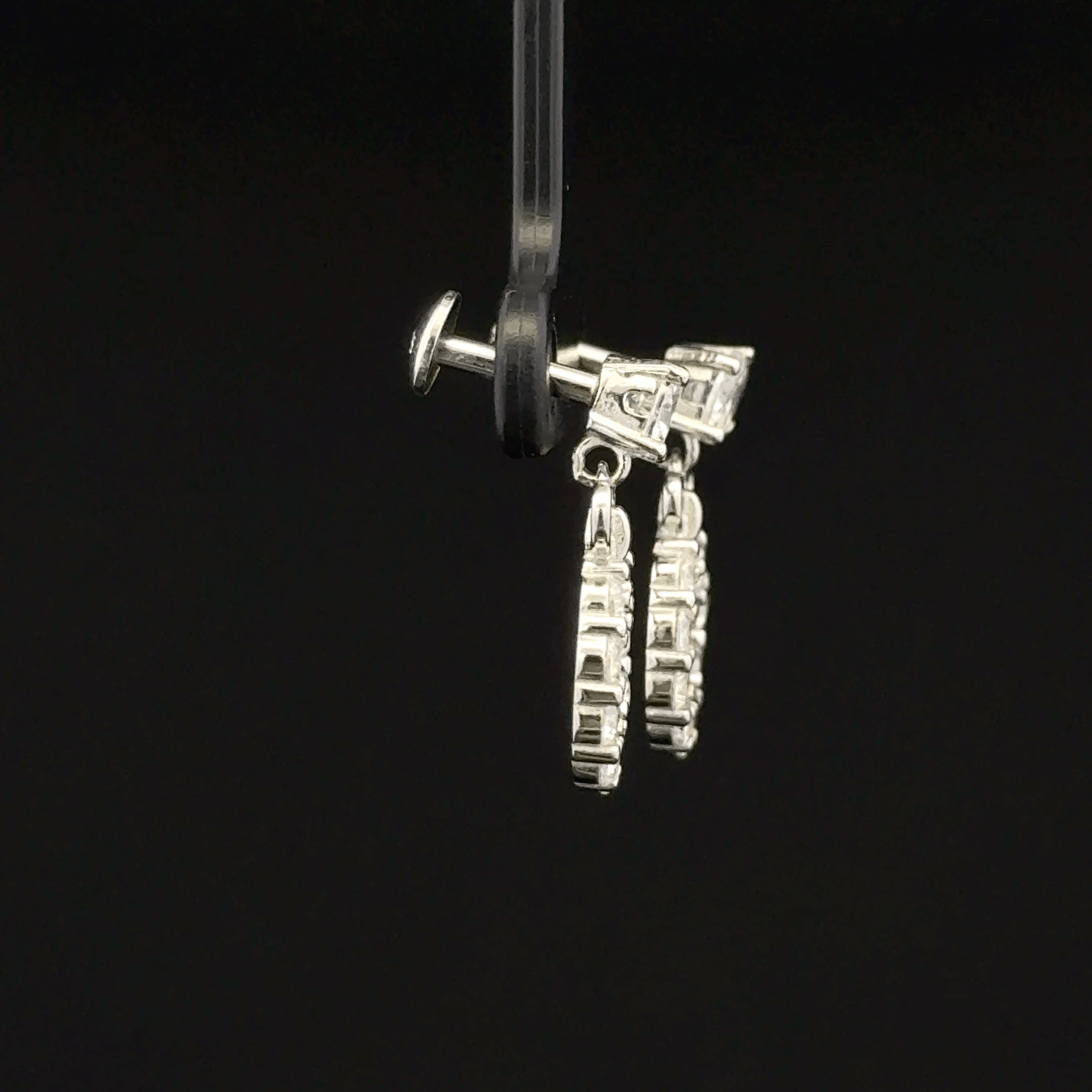 Bow & Bloom drop earrings