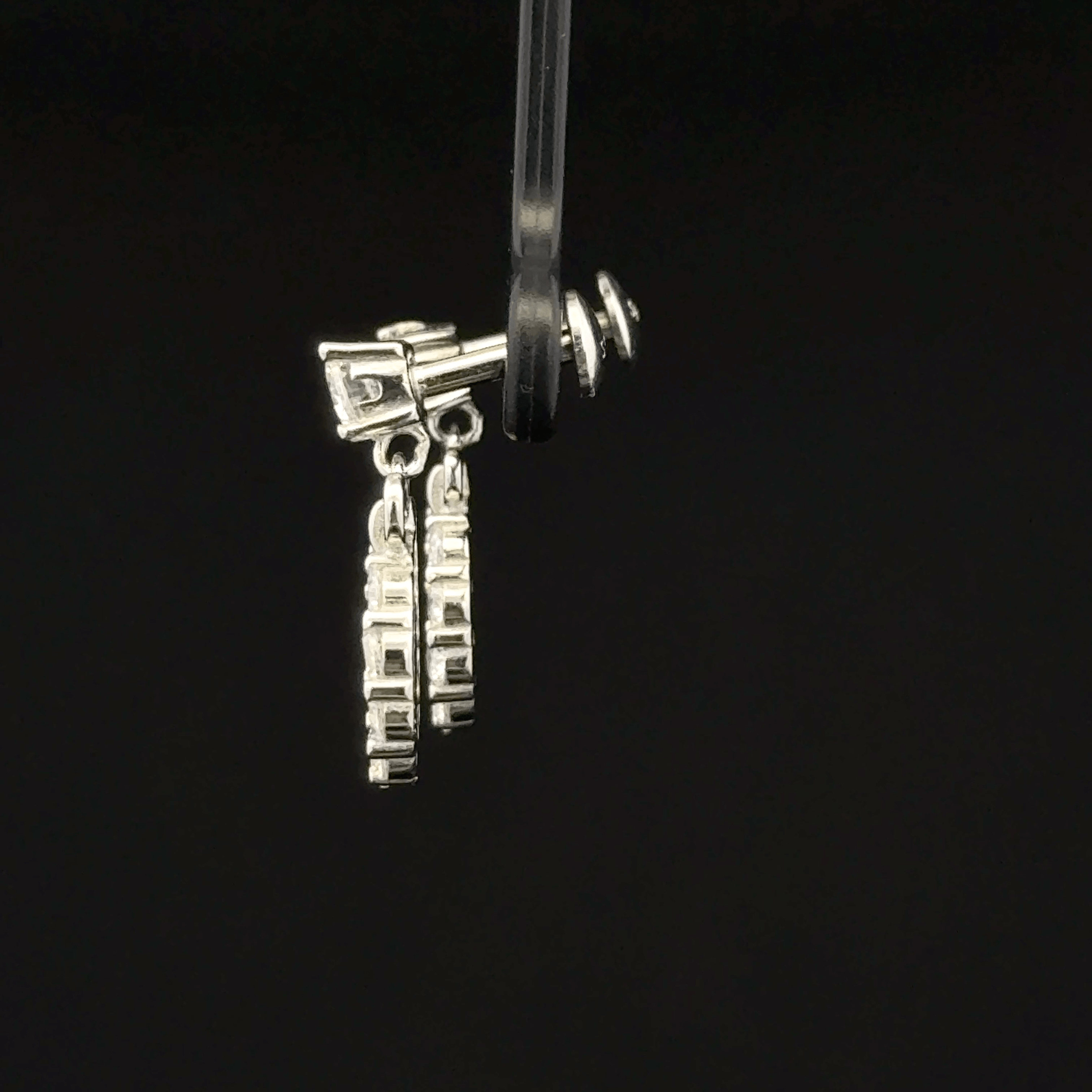 Bow & Bloom drop earrings