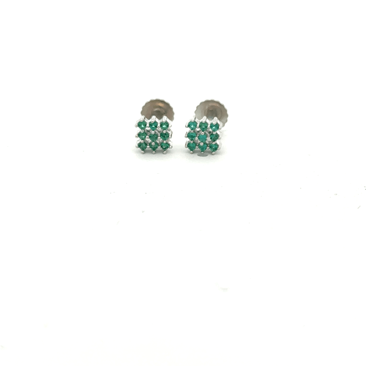 Multistone Green Earrings