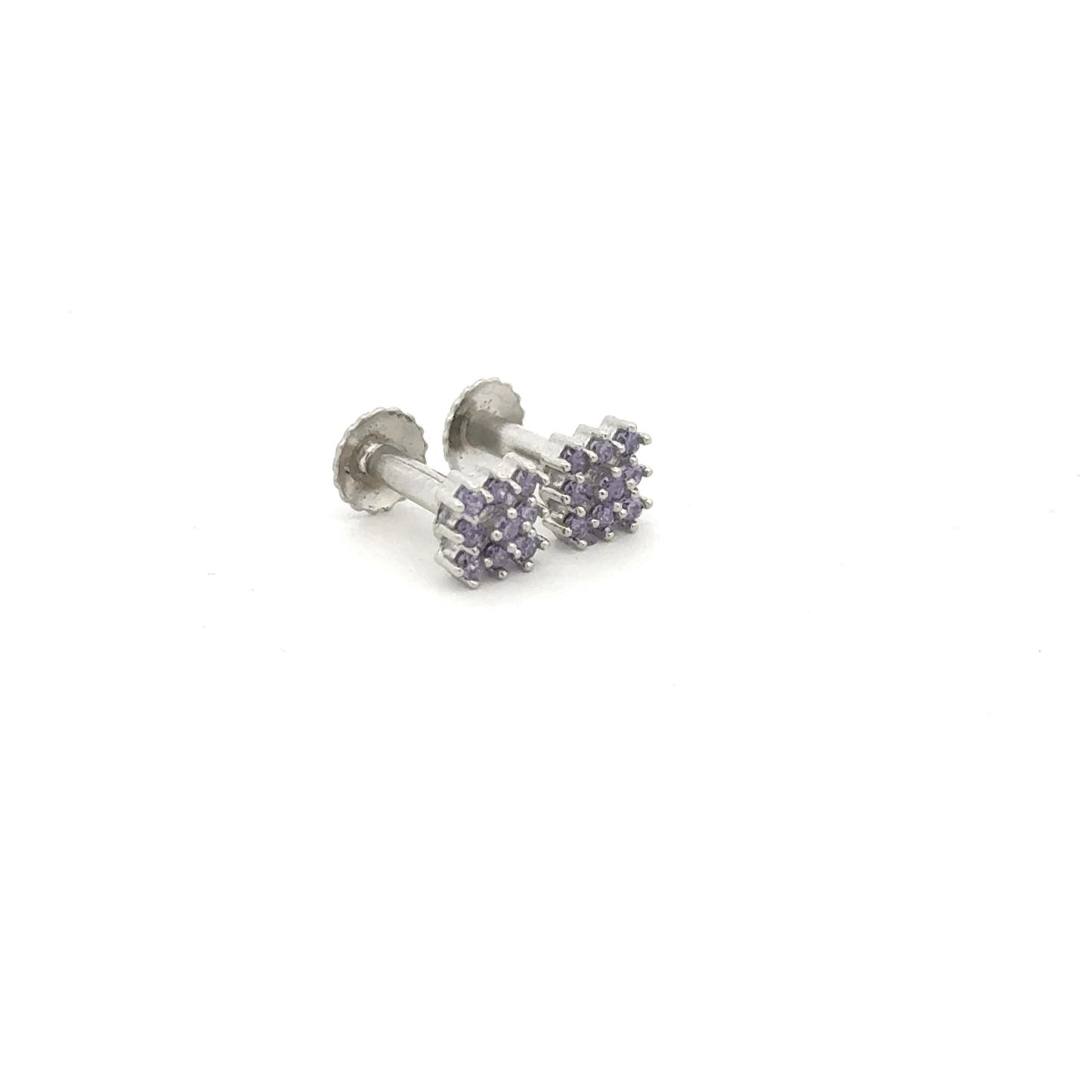 Multistone Violet Earrings