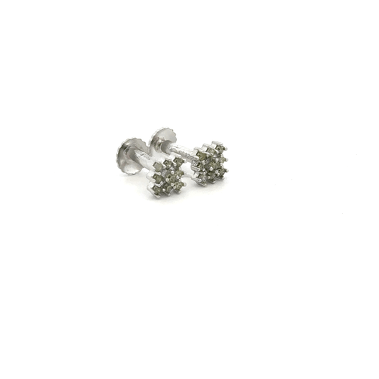Multistone Light Green Earrings