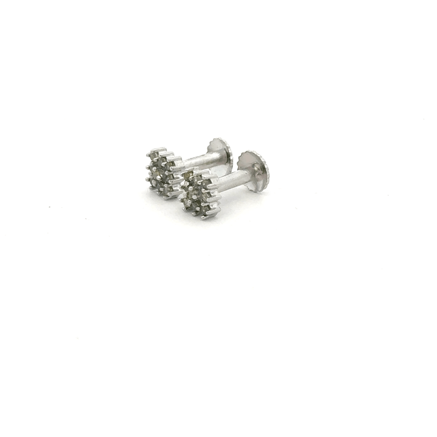 Multistone Light Green Earrings