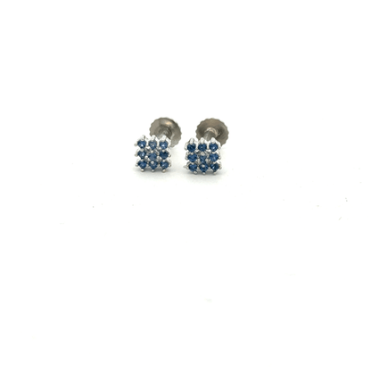 Multistone Blue Earrings