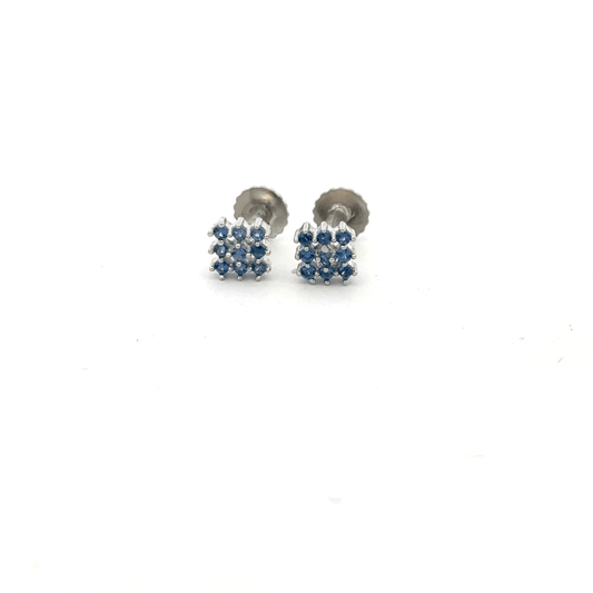 Multistone Blue Earrings