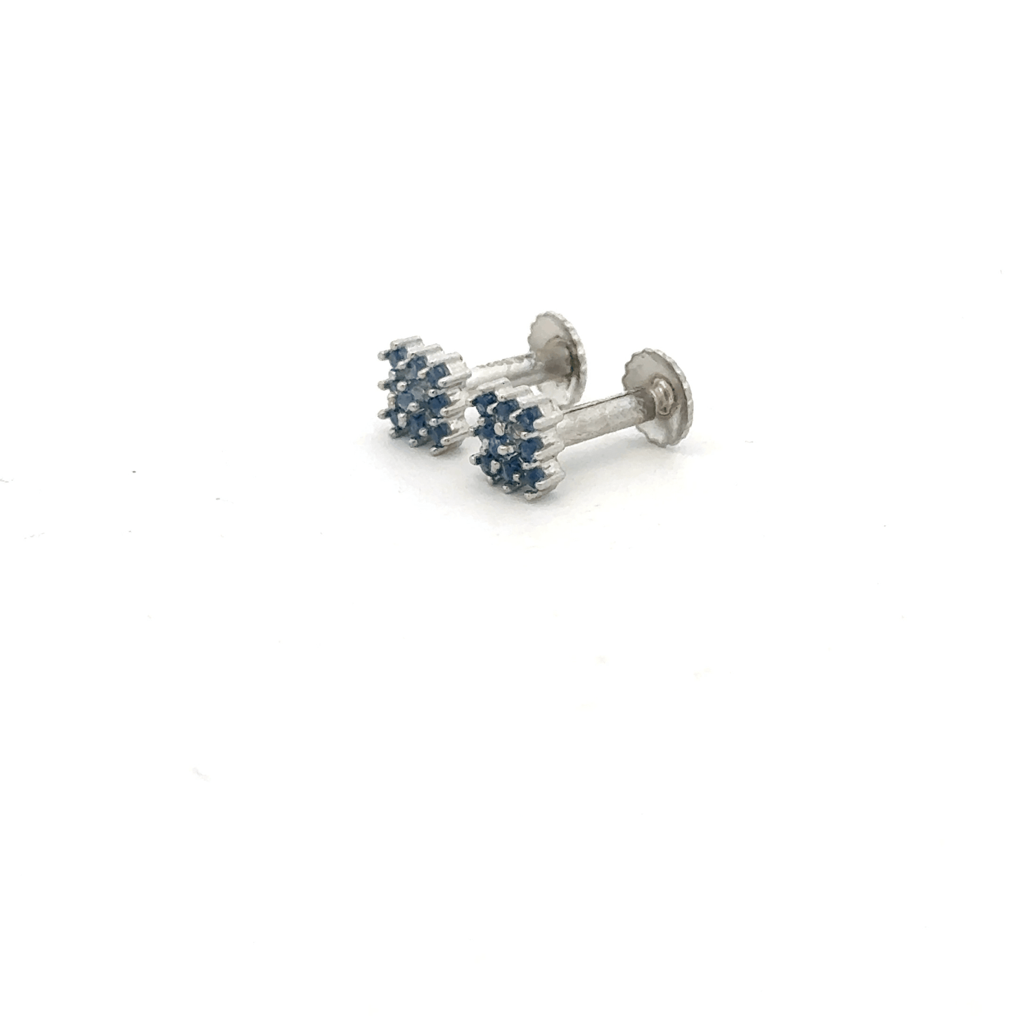 Multistone Blue Earrings
