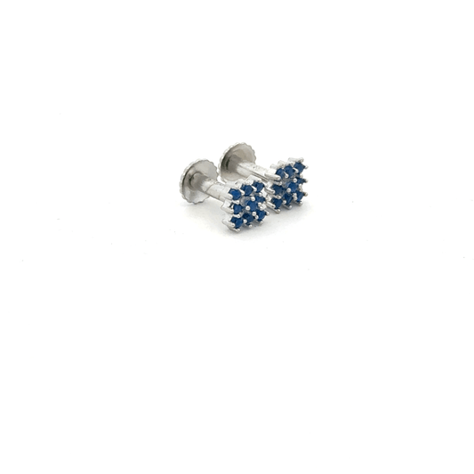 Multistone Blue Earrings