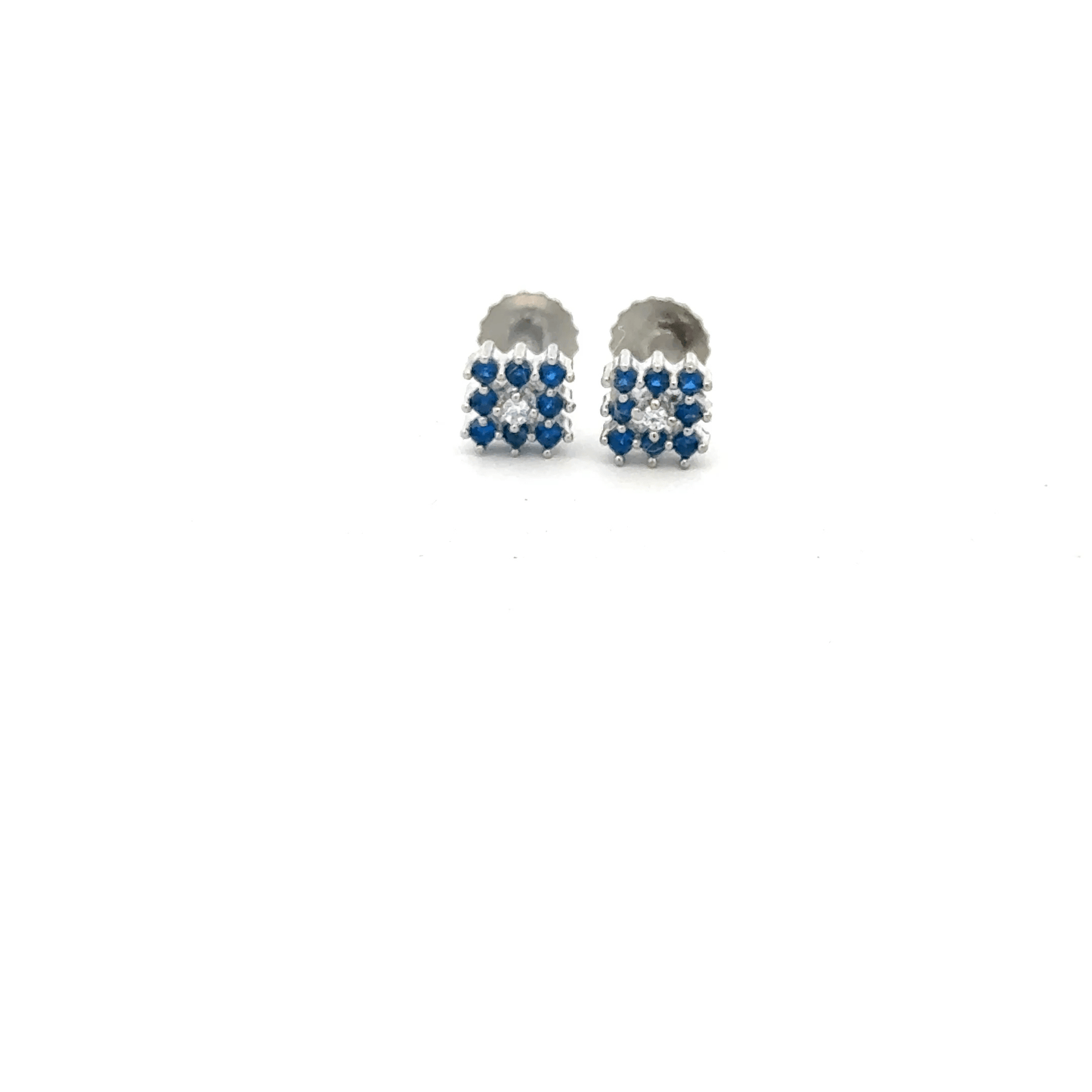 Multistone Blue Earrings